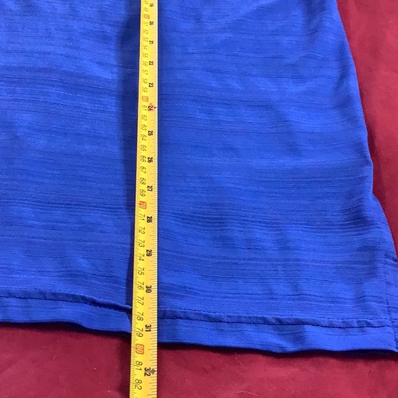 Men’s 42-44 Large blue sports shirt.  See measurements.  Bundle price listed. - Picture 5 of 7